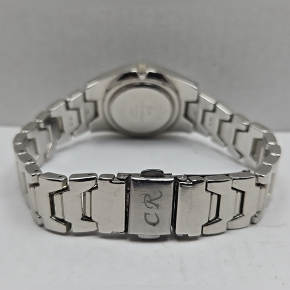 Womens Charles Raymond Silver Tone Quartz Watch New Battery V099BL - Picture 7 of 10